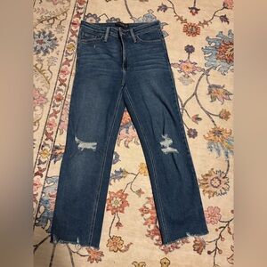 Just Black Women's Straight Leg Distressed Jeans